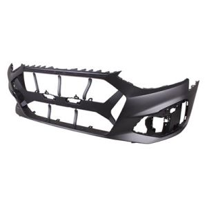 AUDI A4 SEDAN FRONT BUMPER COVER PRIMED (WO/WASHER)(WO/PARALLEL PARK ASSIST)(W/S-LINE) **CAPA** OEM#8W0807065BEGRU 2020-2024 PL#AU1000299C
