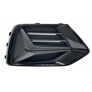AUDI Q3 FOG LAMP COVER RIGHT (Passenger Side) BLACK W/GLOSS BLACK FRAME (WO/FOG)(WO/S-LINE) OEM#83A807672T94 2019-2024 PL#AU1039155