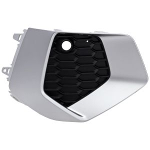 AUDI A3 SEDAN FOG LAMP COVER RIGHT (Passenger Side) BLACK W/SILVER FRAME OEM#8Y0807672TB2 2022-2024 PL#AU1039167