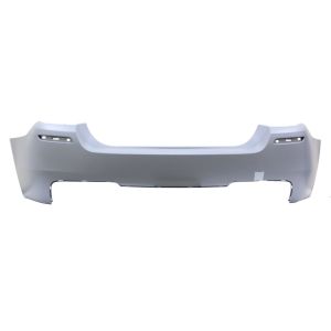BMW BMW 5 SERIES (SEDAN) REAR BUMPER COVER PRIMED (WO/SENSOR)(W/M PKG) OEM#51128048593 2011-2016 PL#BM1100234