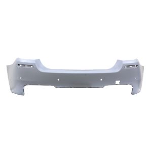 BMW BMW 5 SERIES (SEDAN) REAR BUMPER COVER PRIMED (W/SENSOR)(W/M PKG) OEM#51128048594 2011-2016 PL#BM1100235