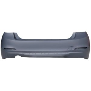 BMW BMW 3 (SEDAN) REAR BUMPER COVER PRIMED (320i/328d)(WO/M SPORT)(W/MLDG HOLE)(WO/PK SENSOR) OEM#51127312730 2012-2015 PL#BM1100239