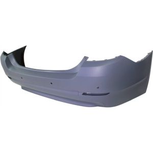 BMW BMW 5 SERIES (SEDAN) REAR BUMPER COVER PRIMED (W/SENSOR)(528i WO/M PKG) OEM#51127238522 2011-2013 PL#BM1100248