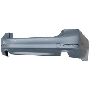 BMW BMW 5 SERIES (SEDAN) REAR BUMPER COVER PRIMED (530i/540d WO/M PKG)(WO/LUXURY)(W/SENSOR)(W/PARK SYS)**CAPA** OEM#51127475595 2017-2020 PL#BM1100374C