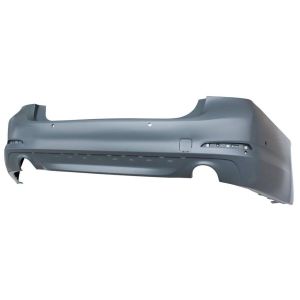 BMW BMW 5 SERIES (SEDAN) REAR BUMPER COVER PRIMED (530i/540d WO/M PKG)(W/LUXURY)(W/SENSOR)(W/PARK SYS)**CAPA** OEM#51127475601 2017-2020 PL#BM1100377C