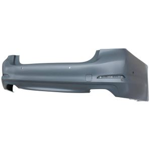 BMW BMW 5 SERIES (SEDAN) REAR BUMPER COVER PRIMED (540i WO/M PKG)(WO/LUXURY PKG)(W/SENSOR)(W/PARK SYS)**CAPA** OEM#51127475594 2017-2020 PL#BM1100380C