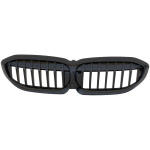 BMW BMW 3 SEDAN (330i/330e/M340i) GRILLE ASSY CHROME/BLACK (330i SPORT LINE W/SHADOW LINE W/SURROUND VIEW) OEM#51138072086 2019-2022 PL#BM1200311