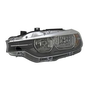 BMW BMW 3 (SEDAN)  HEAD LAMP LEFT (Driver Side) (HALOGEN)(WO/LOGO)**CAPA** OEM#63117365599 2016-2018 PL#BM2518166C