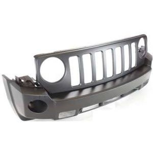 JEEP PATRIOT FRONT BUMPER COVER PRIMED (W/FOG & Tow Hook) OEM#68021303AB 2007-2010 PL#CH1000935