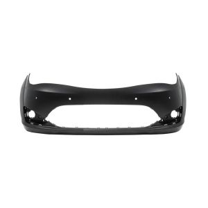 CHRYSLER PACIFICA FRONT BUMPER COVER PRIMED (W/FOG LAMP)(W/PARALLEL PARK ASSIST)(EXC L/LX) OEM#68602224AA 2017-2020 PL#CH1000A28