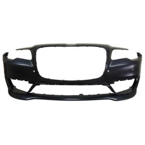 CHRYSLER 300 FRONT BUMPER COVER PRIMED (W/ SENSOR)(1PC BMP APPLICUE)(W/APPEARANCE PKG)**CAPA** OEM#5PP57TZZAD 2017-2023 PL#CH1000A35C