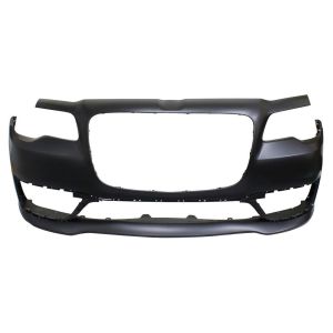 CHRYSLER 300 FRONT BUMPER COVER PRIMED (WO/SENSOR)(1PC BMP APPLICUE)(W/APPEARANCE PKG)**CAPA** OEM#5PP58TZZAD 2017-2023 PL#CH1000A36C