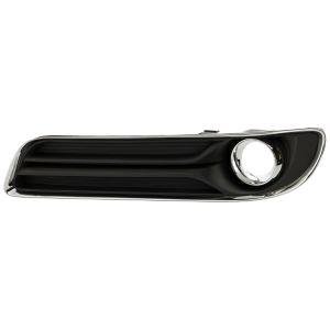 CHRYSLER 300 FOG LAMP BEZEL LEFT (Driver Side) (Driver Side) CHROME/BLACK(WO/CENTER CHROME MLD)(W/FOG)(EXC SRT-8) OEM#68127947AB-PFM 2011-2014 PL#CH1038128