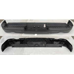 DODGE TRUCKS & VANS DODGE/PU  (R1500) REAR STEP BMP ASSY TXT-BLACK (WO/PK SENSOR)(DUAL EXHAUST)(REBEL) OEM#68404446AB-PFM 2019-2022 PL#CH1103142