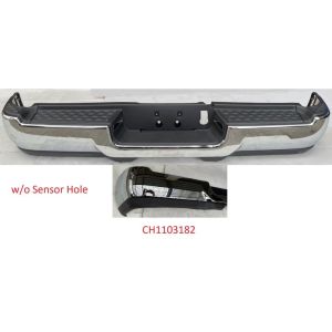DODGE TRUCKS & VANS DODGE/PU  (R2500/3500) REAR STEP BMP ASSY CHROME (WO/SENSOR) OEM#68576316AA-PFM 2019-2024 PL#CH1103182