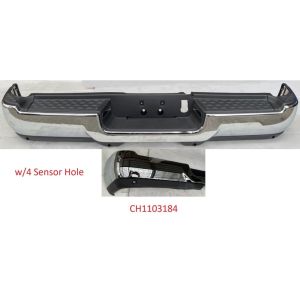 DODGE TRUCKS & VANS DODGE/PU  (R2500/3500) REAR STEP BMP ASSY CHROME (WSENSOR) OEM#68576316AA-PFM 2019-2024 PL#CH1103184
