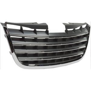CHRYSLER TOWN & COUNTRY GRILLE CHR/DK-GRAY (CHROME CENTER) OEM#5113228AA 2008-2010 PL#CH1200309