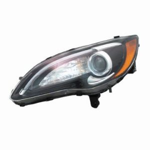 CHRYSLER 200 SEDAN HEAD LAMP ASSY LEFT (Driver Side) (S MDL)(BLACK BEZEL W/CHROME INSERT)**NSF** OEM#68088067AE 2011-2012 PL#CH2502274N