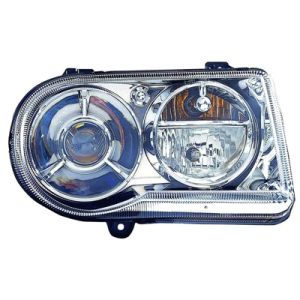CHRYSLER 300 HEAD LAMP ASSEMBLY RIGHT (Passenger Side) 5.7L (HALOGEN)(PROJECTOR) OEM#57010862AA 2005-2010 PL#CH2503167