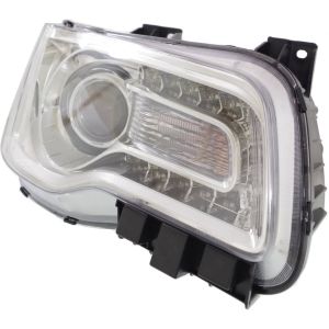 CHRYSLER 300  HEAD LAMP ASSY RIGHT (Passenger Side) (HALOGEN)(CHROME) OEM#68196276AD 2015-2017 PL#CH2503268