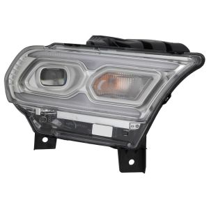 DODGE TRUCKS & VANS DURANGO HEAD LAMP ASSY RIGHT (Passenger Side) (W/BULB TURN SIGNAL)(CHROME) **CAPA** OEM#68433776AF 2021-2025 PL#CH2503343C