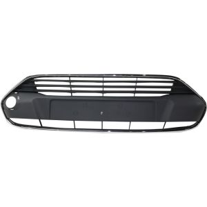 FORD TRUCKS & VANS TRANSIT CONNECT FRONT BUMPER GRILLE UPPER BLACK W/CHROME SURROUND MLDG **CAPA** OEM#DT1Z17E810A 2014-2018 PL#FO1036171C