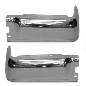 FORD TRUCKS & VANS FORD/PU (F150)(EXC SVT RAPTOR) STEP BUMPER CHROME RIGHT (Passenger Side) & LEFT (Driver Side) (2PC SET)(WO/SENSOR)(STYLESIDE)(RE) OEM#9L3Z17906A (P) 2009-2014 PL#FO1102374