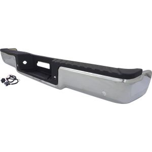 FORD TRUCKS & VANS FORD/PU (F150 EXC HERITAGE) STEP BUMPER ASSEMBLY CHROME (STYLESIDE)(HITCH STYLE)(W/SENSOR)(TO 8-8-05) OEM#4L3Z17906BA-PFM 2004-2005 PL#FO1103119