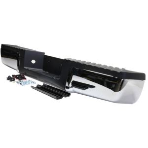 FORD TRUCKS & VANS FORD/PU (F250/350/450) Super Duty STEP BUMPER ASSEMBLY CHROME W/BLK PAD (W/O SENSOR)(W/BRKT) OEM#9C3Z17906B-PFM 2011-2012 PL#FO1103148