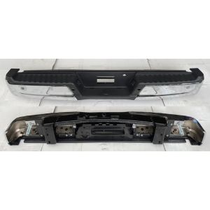 FORD TRUCKS & VANS FORD/PU F150 HYBRID REAR STEP BMP ASSY CHROME (W/SENSOR)(WO/ACTIVE PK SENSOR)(WO/TOW HITCH) OEM#ML3Z17906DA-PFM 2021-2023 PL#FO1103242