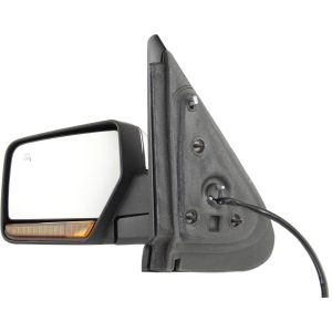 LINCOLN NAVIGATOR DOOR MIRROR LEFT (Driver Side) PWR/HTD/PUDDLE/SIGNAL/MEMORY/PWR-FOLD (CHR) OEM#8L7Z17683AA 2007-2008 PL#FO1320391