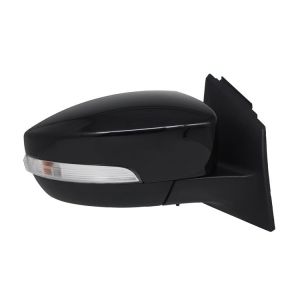 FORD FOCUS SEDAN DOOR MIRROR RIGHT (Passenger Side) PWR/HTD/SIGNAL/PUDDLE (W/BSM)(W/TEMP SENSOR)(PTM) OEM#F1EZ17682N-PFM 2015-2018 PL#FO1321582