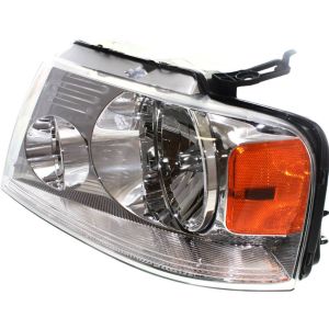 LINCOLN MARK LT HEAD LAMP ASSY LEFT (Driver Side) W/CHROME TRIM OEM#7L3Z13008GA 2006 PL#FO2502201