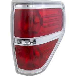 FORD TRUCKS & VANS FORD/PU F150 (EXC SVT RAPTOR) TAIL LAMP UNIT RIGHT (Passenger Side) (STYLESIDE)(CHROME TRIM) OEM#BL3Z13404B 2009-2014 PL#FO2819143