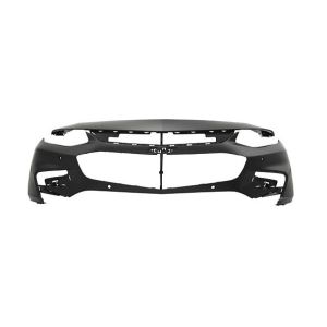 CHEVROLET MALIBU HYBRID FRONT BUMPER COVER PRM(W/LED DRL)(W/PARK ASSIST)(WO/PARALLEL PARK ASSIST)**CAPA** OEM#84042376 2016-2018 PL#GM1000999C