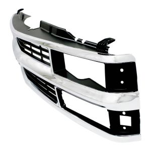 GM TRUCKS & VANS C10/PU (CK MODEL) GRILLE CHROME (COMP HEAD/LAMP) (CHEVY) OEM#15981106 1994-2002 PL#GM1200238