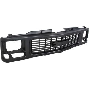 GM TRUCKS & VANS SUBURBAN (FULL SIZE) (CHEVY&GMC) GRILLE ARG (SEALED BEAM HEAD/LAMP) (GMC) OEM#15986073 1994-1999 PL#GM1200356