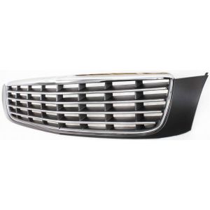 CADILLAC DEVILLE GRILLE CHR/GRAY (BASE W/O RPO-TL4) OEM#89025060 2000-2005 PL#GM1200502