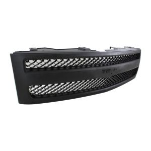 GM TRUCKS & VANS SILVERADO/PU 1500 HYBRID (CHEVY) GRILLE TEXT BLACK FRME/BLK OEM#22829433 2009-2013 PL#GM1200578