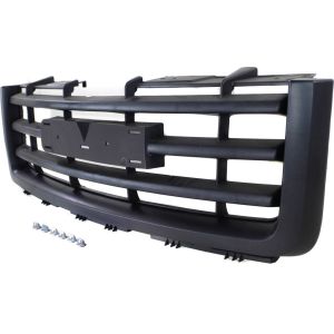 GM TRUCKS & VANS SIERRA/PU 1500 HYBRID (GMC) GRILLE ASSEMBLY BLACK (BLACK FRAME/ 3 BAR) OEM#22761793 2009-2012 PL#GM1200583