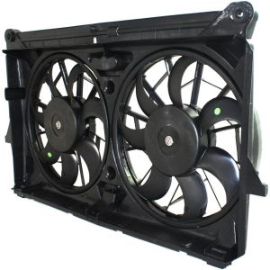 CADILLAC ESCALADE/ESCALADE ESV RADIATOR & A/C FAN ASSEMBLY (6.2L)(DUAL FAN)(EXTRA DUTY) OEM#15780789-PFM 2007-2014 PL#GM3115210