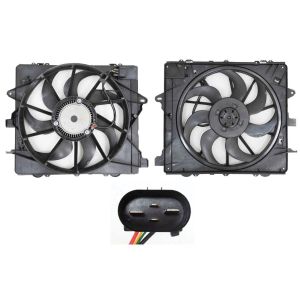 CADILLAC ATS SEDAN RADIATOR & A/C FAN ASSY(SINGLE)(2.0/3.6L)(W/ENG OIL COOLER) OEM#84392557 2016-2018 PL#GM3115280