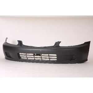HONDA CIVIC SEDAN FRONT BUMPER COVER PRIMED **CAPA** OEM#04711S01A01ZZ 1999-2000 PL#HO1000184C