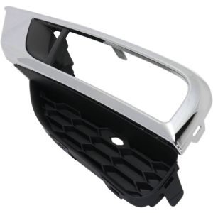 HONDA CRV FOG LAMP COVER LEFT (Driver Side) CHR/BLK (W/FOG) OEM#71108T1WA00 2015-2016 PL#HO1038124