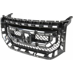 HONDA PILOT GRILLE BLACK (WO/MLDGS)**CAPA** OEM#75101SZAA01ZA 2009-2011 PL#HO1200200C