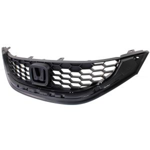 HONDA CIVIC SEDAN GRILLE TEXT BLACK 1.8L **CAPA** OEM#71121TR3A01 2013-2015 PL#HO1200216C