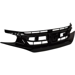 HONDA CIVIC SEDAN GRILLE PTD-BLACK (SPORT) OEM#71121TBAA61 2019-2021 PL#HO1200242