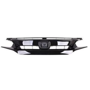 HONDA CIVIC HATCHBACK (EXC TYPE R) GRILLE PTD-BLACK **CAPA** OEM#71121TGGA51 2020-2021 PL#HO1200248C
