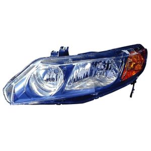 HONDA CIVIC SEDAN HEAD LAMP UNIT LEFT (Driver Side)**CAPA** OEM#33151SNAA02 2006-2008 PL#HO2502125C
