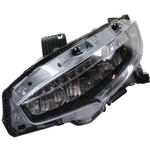 HONDA CIVIC HATCHBACK  (EXC TYPE R) HEAD LAMP ASSY LEFT (Driver Side) (LED) OEM#33150TBAA11 2017-2019 PL#HO2502176